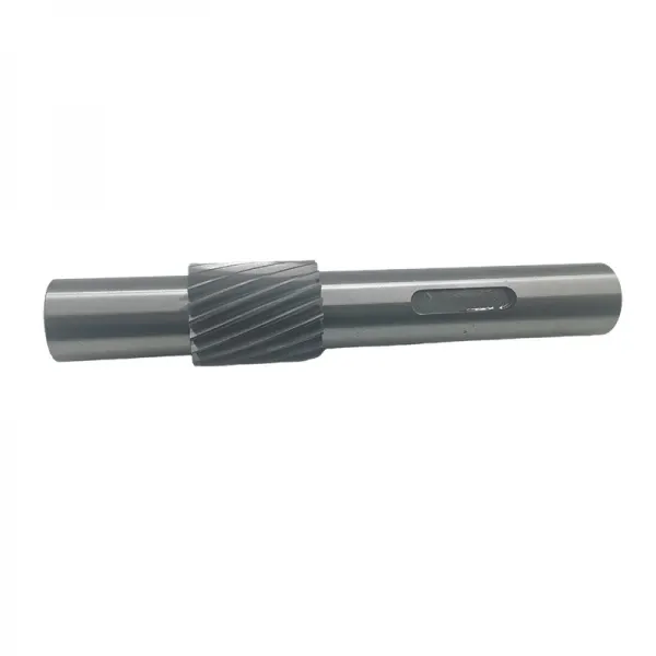 Right-hand case-hardened ground steel worm shaft