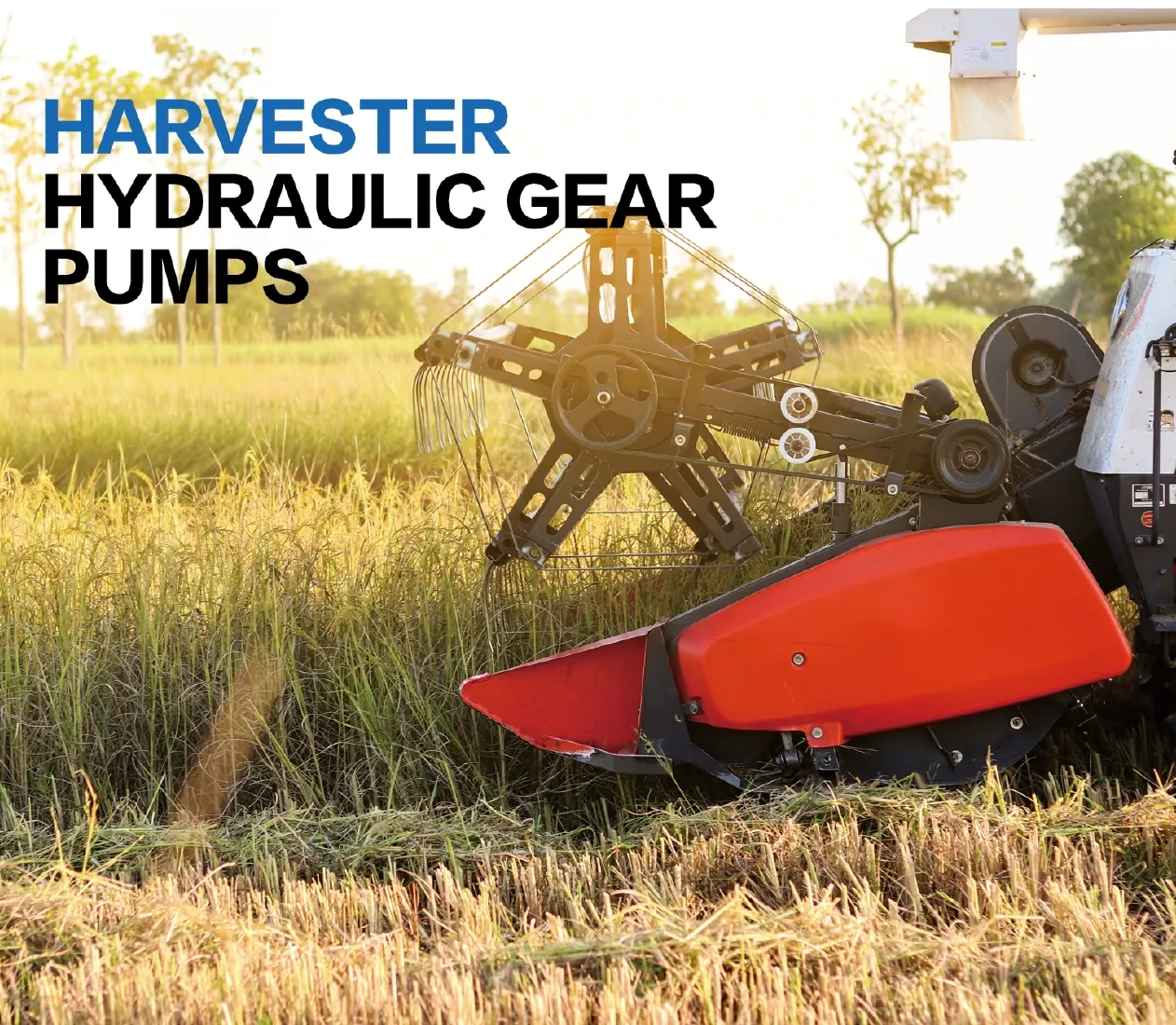 Harvester Hydraulic Gear Pumps in agricultural and industrial machinery applications