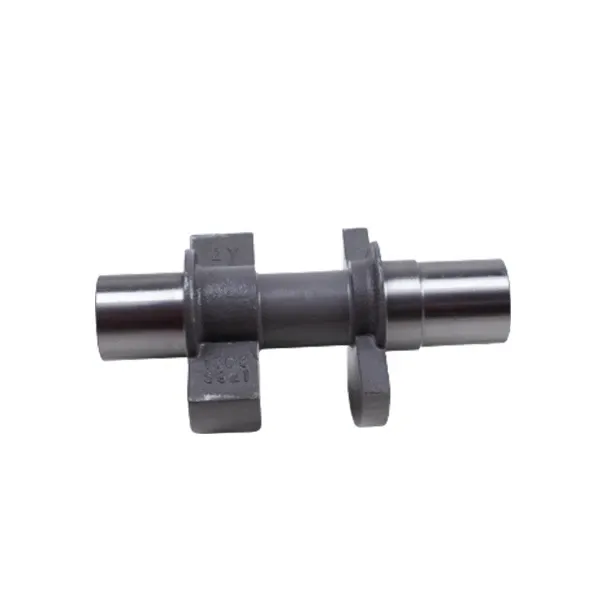 Custom engine balance shaft with integrated helical gear and precision ground bearing journals