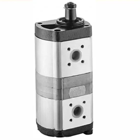 DEUTZ Tractor Hydraulic Gear Pumps external gear pump with high pressure housing, drive shaft, and precision ports